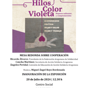 EXPOSICIÓN HILOS VIOLETA