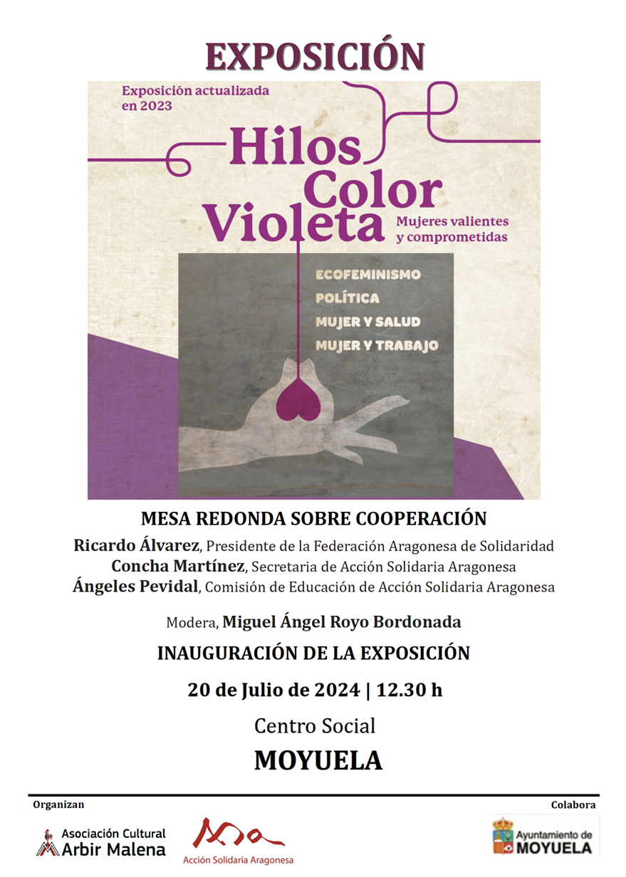 EXPOSICIÓN HILOS VIOLETA